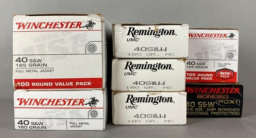 420 Rounds of Assorted 40 SW Ammunition