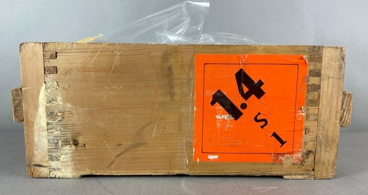 Group of 500 9 x19 mm Ammunition in Wood Crate