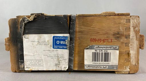 Group of 500 9 mm Ammunition in Wood Crate