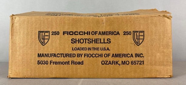 10 Boxes of 25 Fiocchi 12 Gauge Shotgun Ammunition