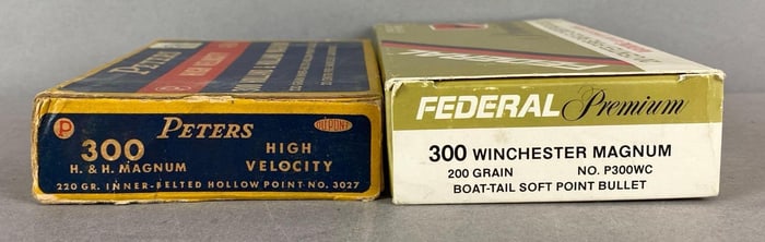 2 Boxes of 20 Rounds 300 Magnum Ammunition