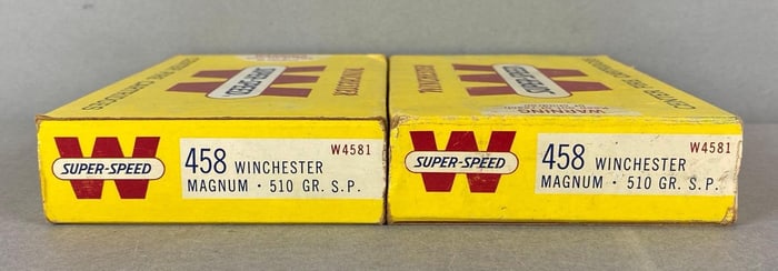 2 Boxes of 20 Rounds of Winchester 458 Magnum 510 Gr Ammunition