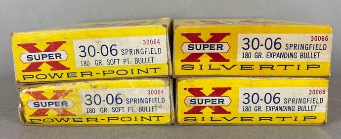 4 Boxes of 20 Rounds of Western 30-06 Springfield 180 Gr Ammunition