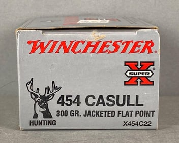 1 Box of 20 Rounds of 454 Cadillac 300 Gr Ammunition