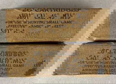 2 Box of 20 Rounds of Remington Arms Co. 45 Cal M15 Ammunition