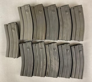 Group of 11 Fusil 223/556 Banana Magazines