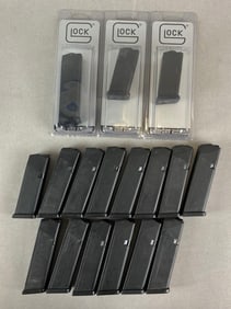 Group of 17 Glock .40 Magazines