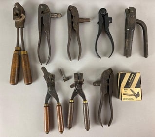 Group of 8 Vintage Hand Reloading Tools and More