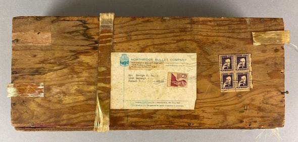 Vintage Northbridge Bullet Company Crate of Bullets