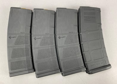 Group of 120 Rounds of 5.56x45 Cal. in 4 30 Round Magazines