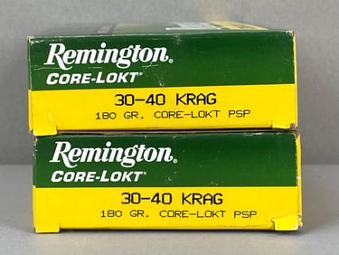 Group of 2 Remington .30-40 Krag Cartridge Boxes