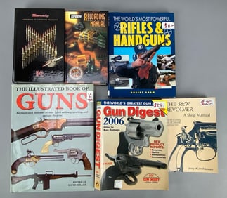 Group of 6 Guns Books