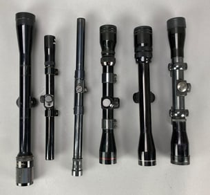 Group of 6 Long Range Rifle Scopes