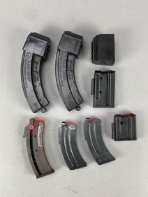 Group of .22 Cal Rifle Magazines