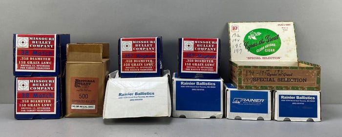 Group of Assorted Bullets for Reloading