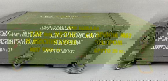 1260 Round 7.62mm M67 Grain Russian Ammo Box