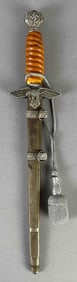 WW2 German 2nd Model Luftwaffe Dagger with Scabbard