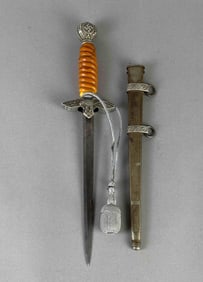 WW2 German 2nd Model Luftwaffe Dagger with Scabbard