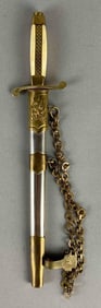 WW2 Bulgarian Army Officers Dagger with Scabbard