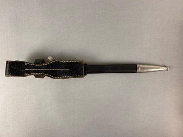 WW2 German Bayonet with Scabbard and Leather Frog