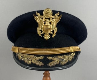 WW2 U.S. Army Dress Blue Visor Hat
