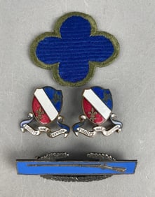 Group of WW2 88th Division Blue Devils Items