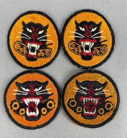 Group of WW2 Issued Tank Destroyer Patches