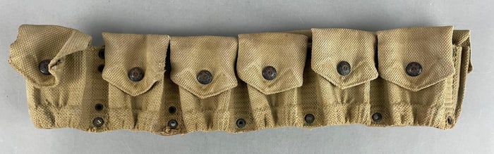 1900s U.S. Eagle Snap Cartridge Belt