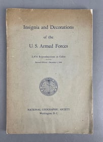 1944 National Geographic Insignia and Decorations of the U.S. Armed Forces