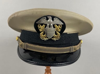 Vietnam Era Naval Officers Visor Cap