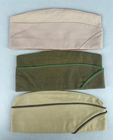 Group of 3 WW2 Overseas Caps
