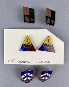 Group of 3 WW2 Division Insignia Pins