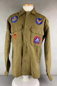 WW2 Army Shirt for a Child with WW2 Patches