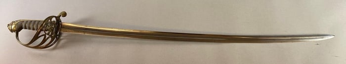 1822 Infantry Officer Initial V.R. Saber