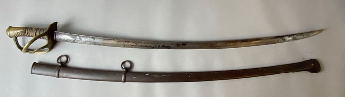 Model 1842 Wristbreaker Saber with Metal Scabbard