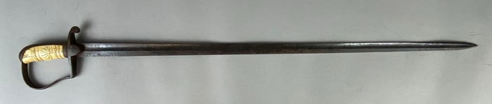 Antique Bone Handle Officers Infantry Sword