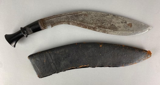 Kukri With Leather Scabbard