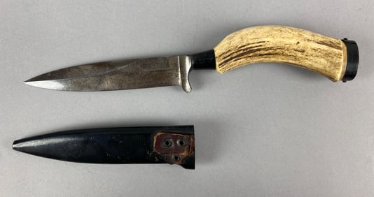 Antique Anton Wingen JR Deutscher Brummer 42er German Trench Knife