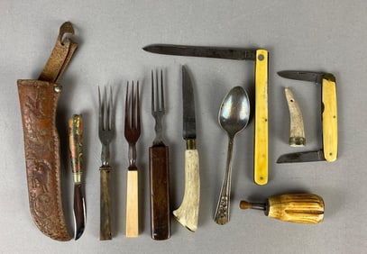 Group of Flatware and More