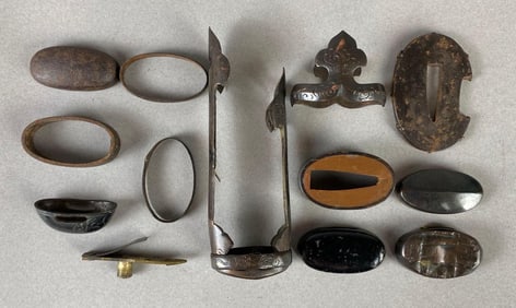 Group of Japanese Sword Parts