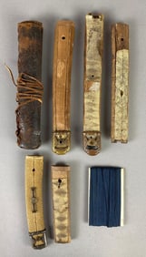 Group of Japanese Wood Knife/Sword Handles and More