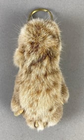 Taxidermy Bobcat Paw Keychain