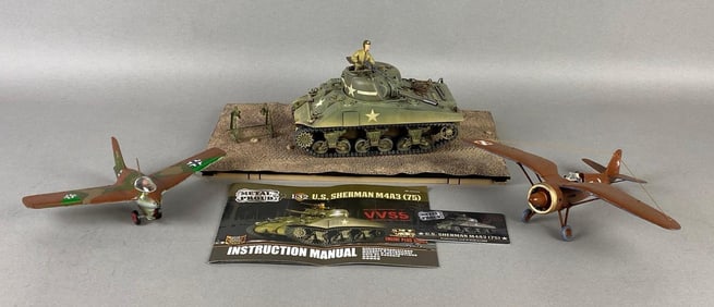 Group of Military Die-Cast and Plastic Models