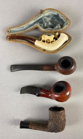 Group of 4 Tobacco Pipes