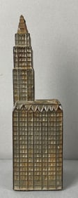 Antique Cast Iron Woolworth Building Bank