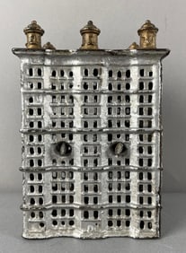 Antique Cast Iron A.C. Williams Building Bank