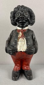 Antique John Harper Golliwog Cast Iron Bank