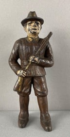 Antique Hubley Minuteman Cast Iron Bank