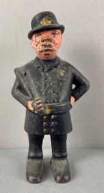Antique A.C. Williams Mulligan the Cop Cast Iron Bank