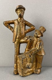 Antique Cast Iron Mutt and Jeff Bank